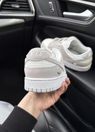Nike dunk low sail grey metallic silver 5