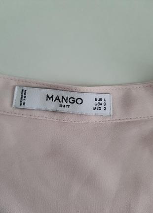 Блузка с воланами mango 7