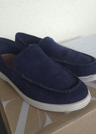 Замшеві лофери zara 36р