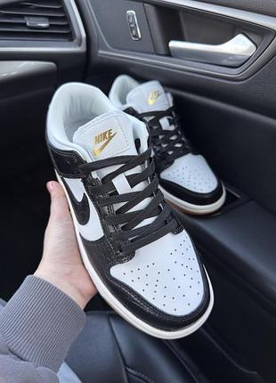 Nike sb dunk low black croc 3