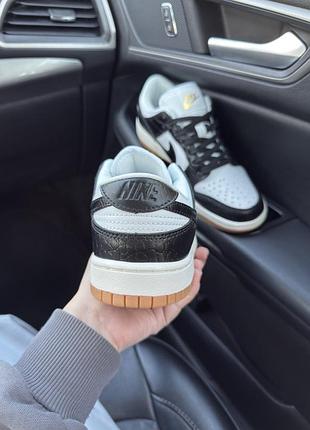 Nike sb dunk low black croc 5