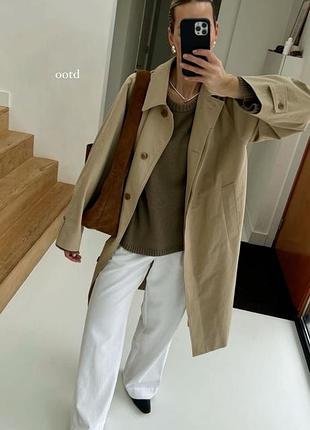 Тренч плащ пальто h&m
