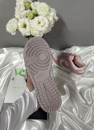 Nike dunk low white pink 5