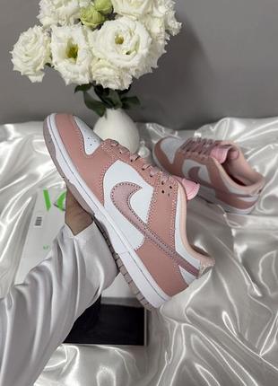Nike dunk low white pink 7