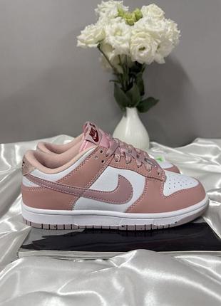 Nike dunk low white pink 3
