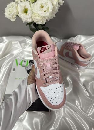 Nike dunk low white pink 8