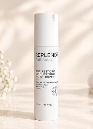 Replenix age restore brightening moisturizer 50 г — зволожувальний anti-aging крем (без коробки)