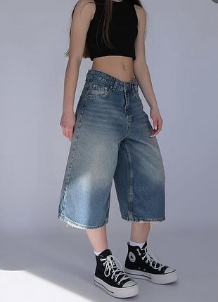 Джинсові шорти baggy