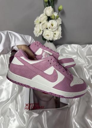 Nike sb dunk low white pink 7