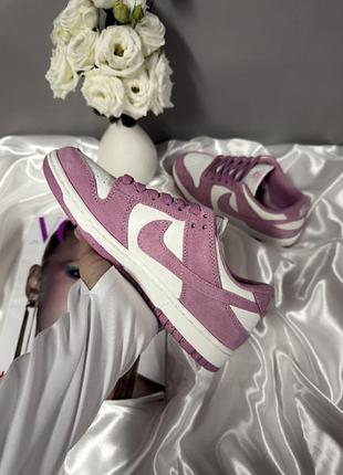 Nike sb dunk low white pink 6
