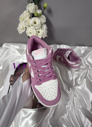 Nike sb dunk low white pink 5