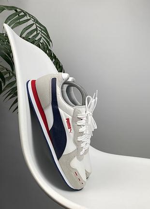 Оригінальні кросівки puma r78 trainer білі/сині/червоні 42 р. 27 см