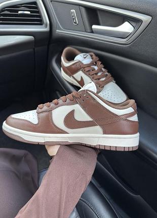 Nike dunk low brown white 4