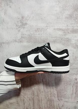 Nike dunk low retro white black 4