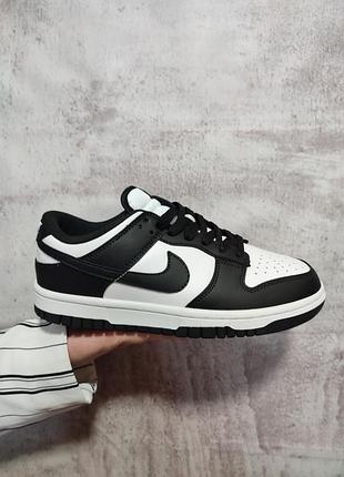 Nike dunk low retro white black 3