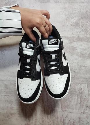 Nike dunk low retro white black 10