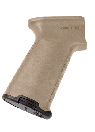 Пистолетная рукоятка magpul moe ak+grip для ак прорезиненная, песочная