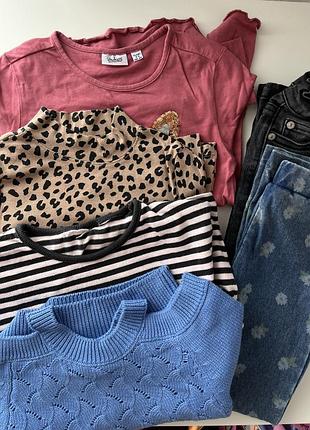 Пакет одягу для дівчинки на 5 років zara, h&m