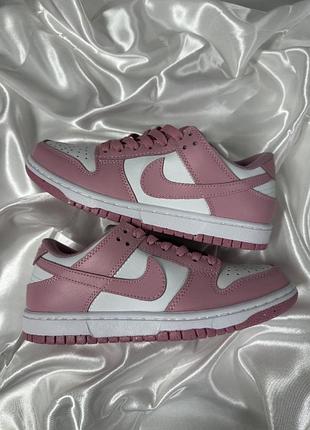 Nike sb dunk low pink white