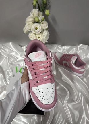 Nike sb dunk low pink white 6