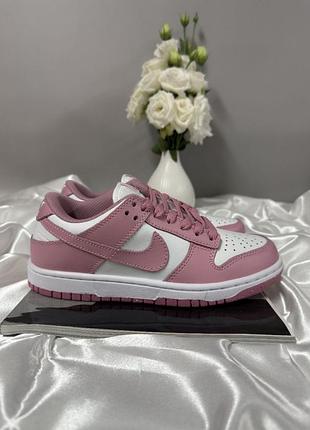 Nike sb dunk low pink white 5