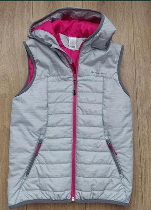 Безрукавка жилетка утеплена quechua decathlon