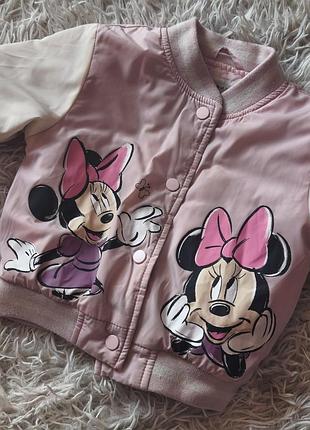 Куртка бомбер disney primark 80 размер 2