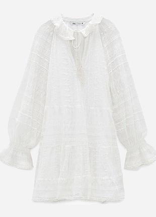 Мереживна сукня zara 3