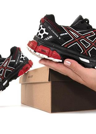 Кроссовки asics gel-kahana 8 black red арт 15526