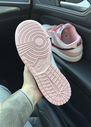 Nike sb dunk low pink bordo 5