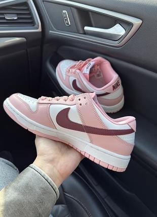 Nike sb dunk low pink bordo 3