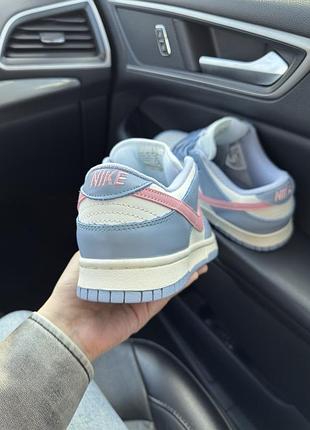 Nike sb dunk low blue pink 4