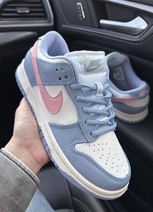 Nike sb dunk low blue pink 3