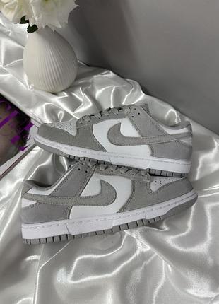Nike sb dunk low grey white