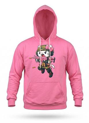 Милитари худи faxis kitty pink тр6968