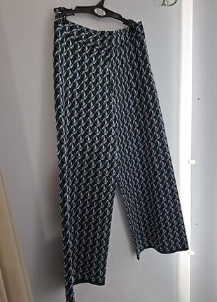 Укороченные вязаные брюки zara 💙💚