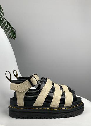 Оригінальні сандалі dr. martens blaire чорні/бежеві 39 р. 25 см