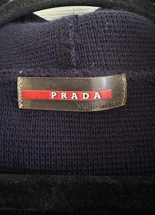 Чоловіча котонова кофта зіпка prada l-xl 2