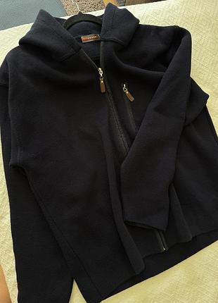 Чоловіча котонова кофта зіпка prada l-xl 4