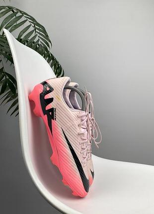 Оригінальні футбольні бутси nike zoom mercurial рожеві 45 р. 29 см