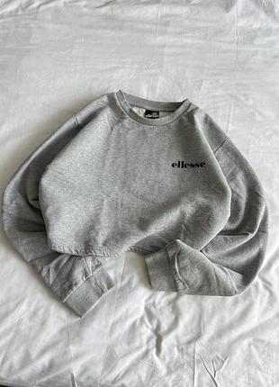 Укорочений світшот на флісі ellesse 8