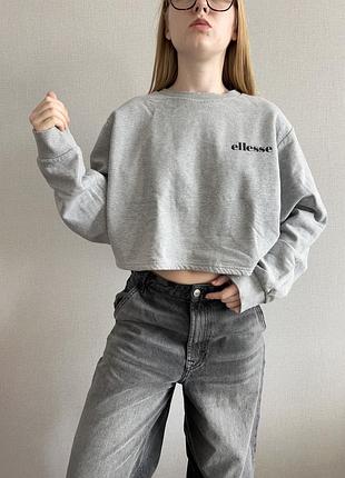 Укорочений світшот на флісі ellesse 9