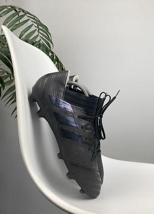 Оригінальні футбольні бутси adidas nemeziz чорні 46 р. 29.5 см