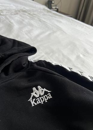 Укорочене худі з лампасами kappa 3
