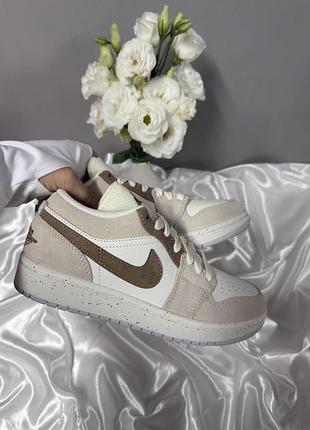 Nike air jordan 1 low se legend light brown 9