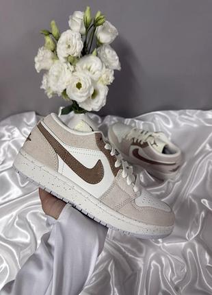 Nike air jordan 1 low se legend light brown 10