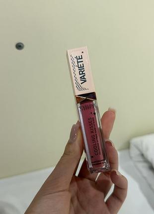 Блиск для губ від eveline - variété для збільшення губ з ментолом