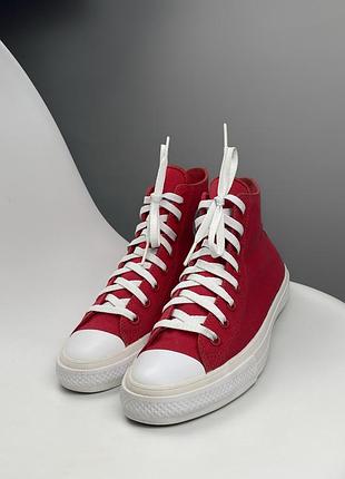 Оригінальні високі кеди converse chuck taylor all star червоні 43 р. 28 см