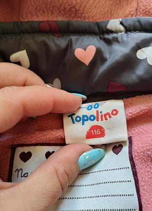Тепла жилетка для дівчинки topolino 3