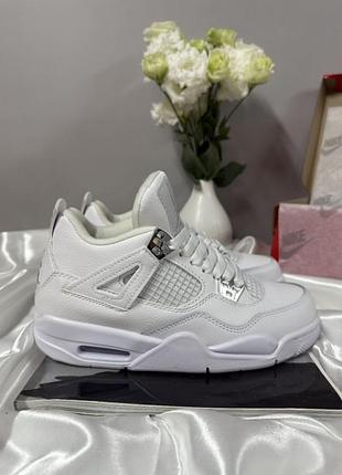 Nike air jordan 4 retro full white 7